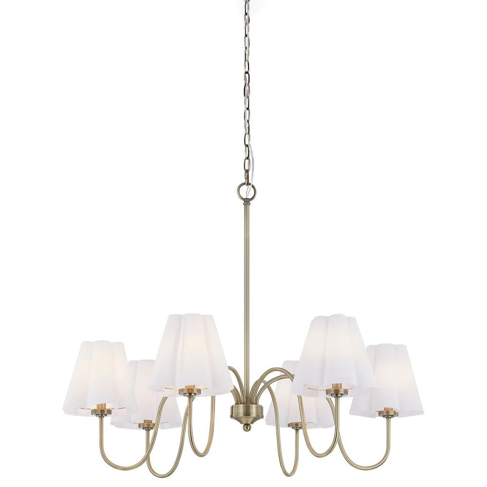 Southern Lighting Kensington 6-Light Chandelier in Brass, , large