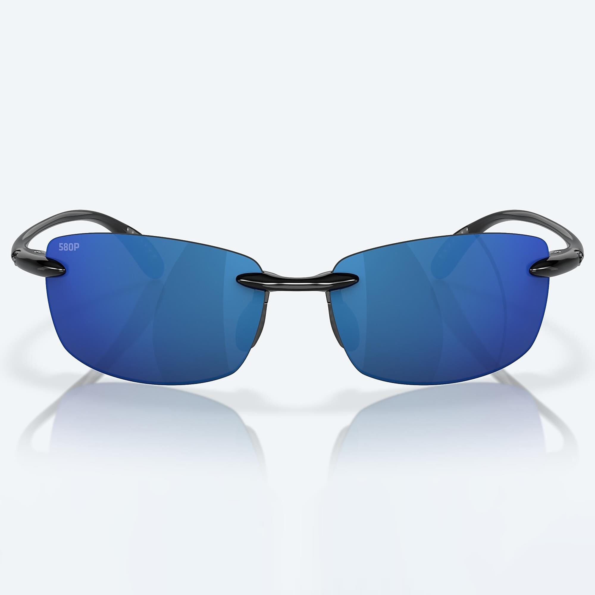 Costa Ballast Sunglasses with Blue Mirror Lenses in Black NFM