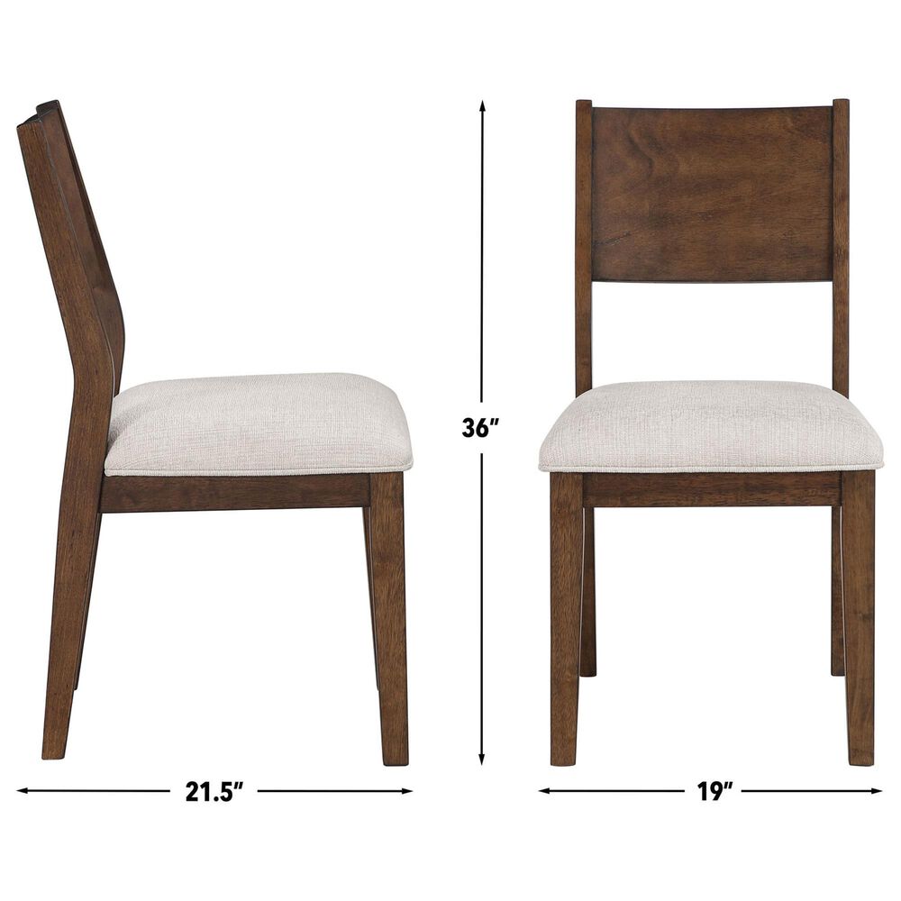 Steve Silver Canton Dining Side Chair in Brown Cherry, , large