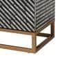 Baxton Studio Belenus Storage Cabinet in Gold, Black and Grey, , large