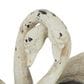 Maple and Jade Swan Magnesium Oxide Planter in Matte White, Black and Brown, , large