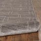 Feizy Lennox 2" x 3" Taupe and Ivory Area Rug, , large