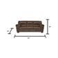 Ashley Sofa and Pair of Lamps, , large