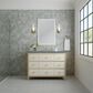 James Martin Vanities Celeste 48" Single Vanity in Sun-washed Oak with Embossed Shagreen and with 3 cm Parisien Bleu Quartz Top, , large