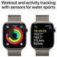 Apple Watch Series 10 GPS + Cellular 42mm Natural Titanium Case with Natural Milanese Loop, , large
