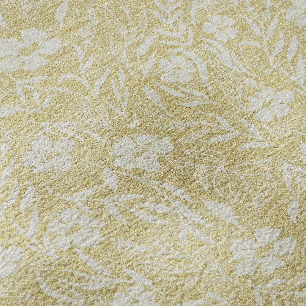 Dalyn Rug Company Soft Essentials Floral Wheat 1'8" x 2'6" Indoor/Outdoor Area Rug, , large