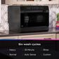 GE Profile 21.7" Countertop or Built-In Smart Compact Dishwasher with 6 Wash Cycles in Black, , large