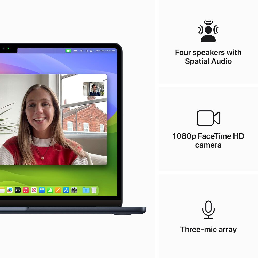 Apple 13-inch MacBook Air: Apple M3 chip with 8-core CPU and 10 