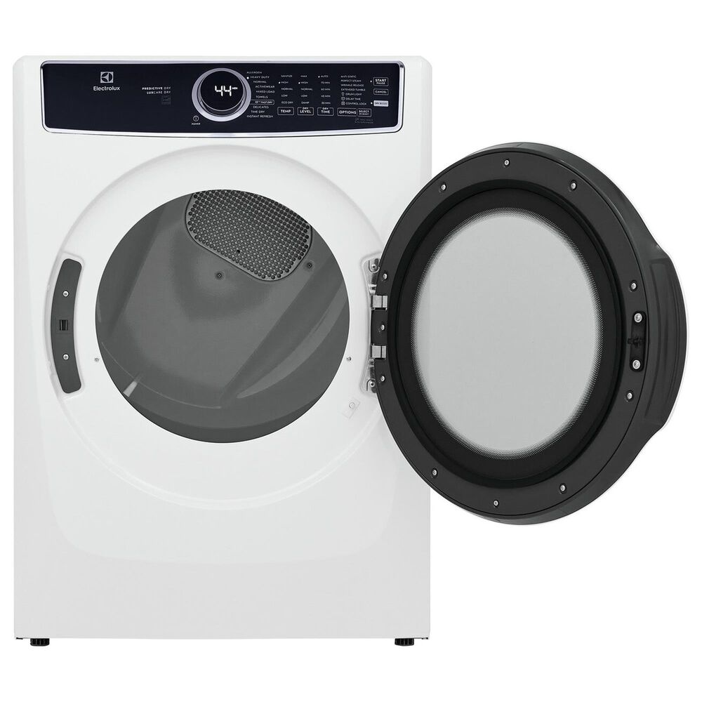 Electrolux 8 Cu. Ft. Front Load Electric Dryer with LuxCare in White | NFM