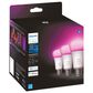 Philips Hue A19 60W LED Smart Light Bulb in White (3-Pack), , large