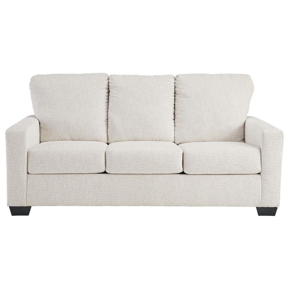 Ashley Rannis Stationary Full Sofa Sleeper in Snow, , large