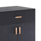 Furniture of America Lester Buffet Table in Black and Rose Gold, , large