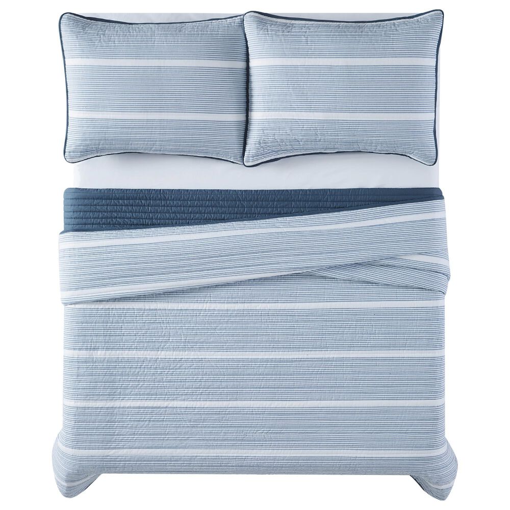 Pem America Brooklyn Loom Niari 2-Piece Twin/Twin XL Quilt Set in Blue, , large
