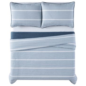 Pem America Brooklyn Loom Niari 2-Piece Twin/Twin XL Quilt Set in Blue, , large