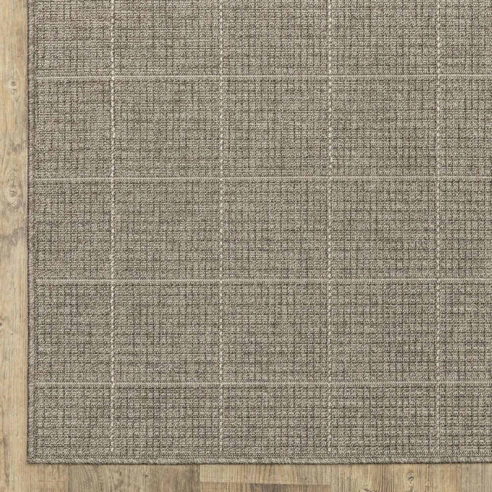 Oriental Weavers Caicos CA04B 6&#39;7&quot; x 9&#39;2&quot; Grey Area Rug, , large