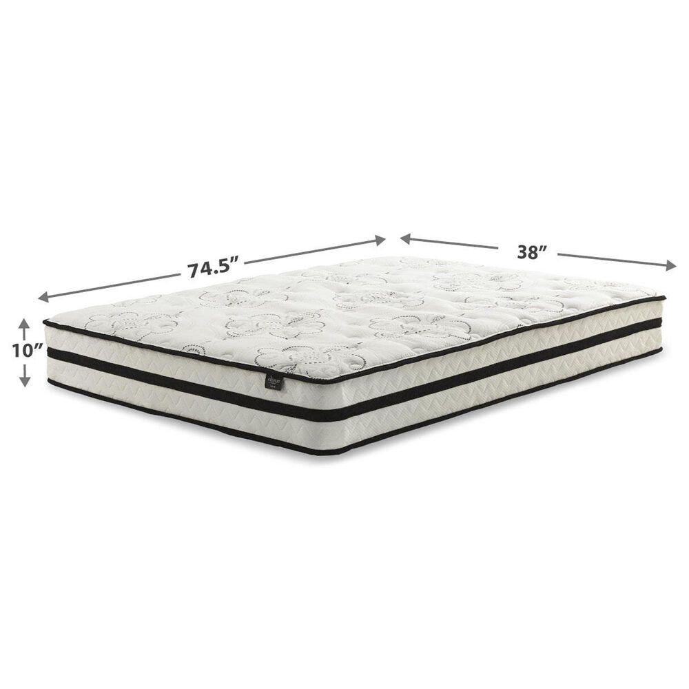 Ashley Chime 10" Hybrid Medium Tight Top Twin Mattress, , large