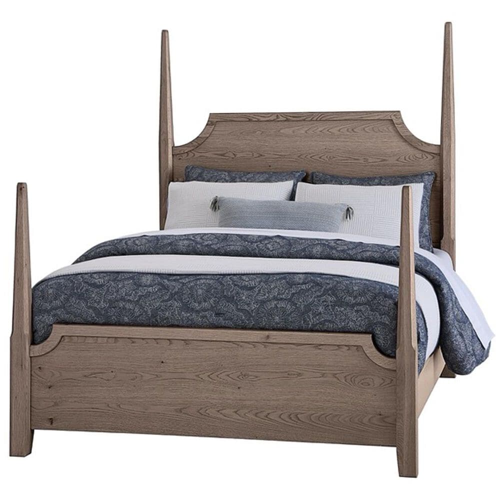 Viceray Collections Tide and Timber Full Poster Bed in Grey Oak, , large
