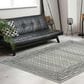 Radici USA Davide Southwestern 7"10" x 10"6" Grey Area Rug, , large