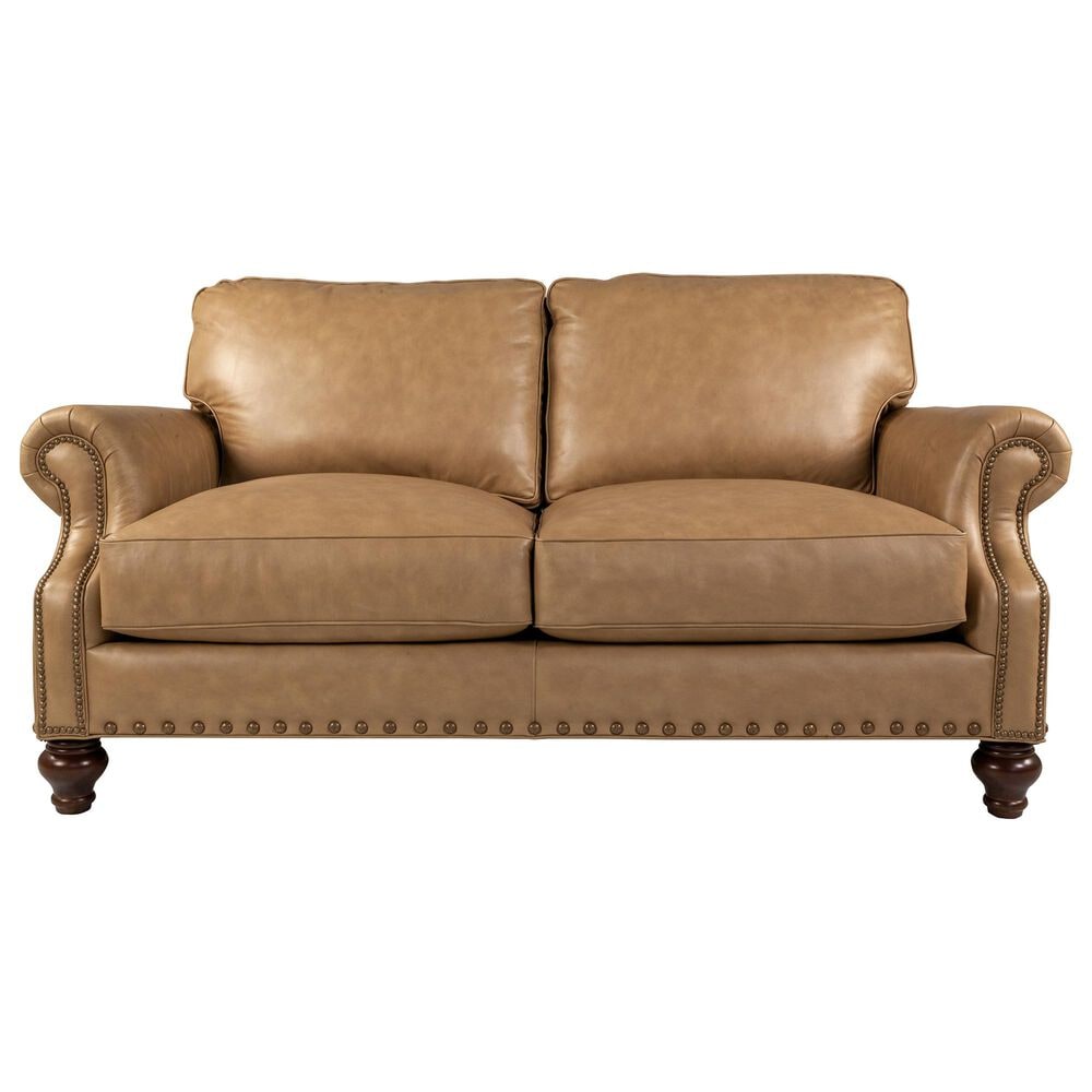Hickorycraft Loveseat in Solerno Tan Leather, , large