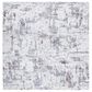 Safavieh Craft CFT961F 6"7" Square Grey and Gold Area Rug, , large