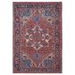Feizy Rawlins 39HHF 3"11" x 6" Red and Navy Area Rug, , large