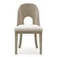 Furniture of America Sterling West Side Chair in White Oak (Set of 2), , large