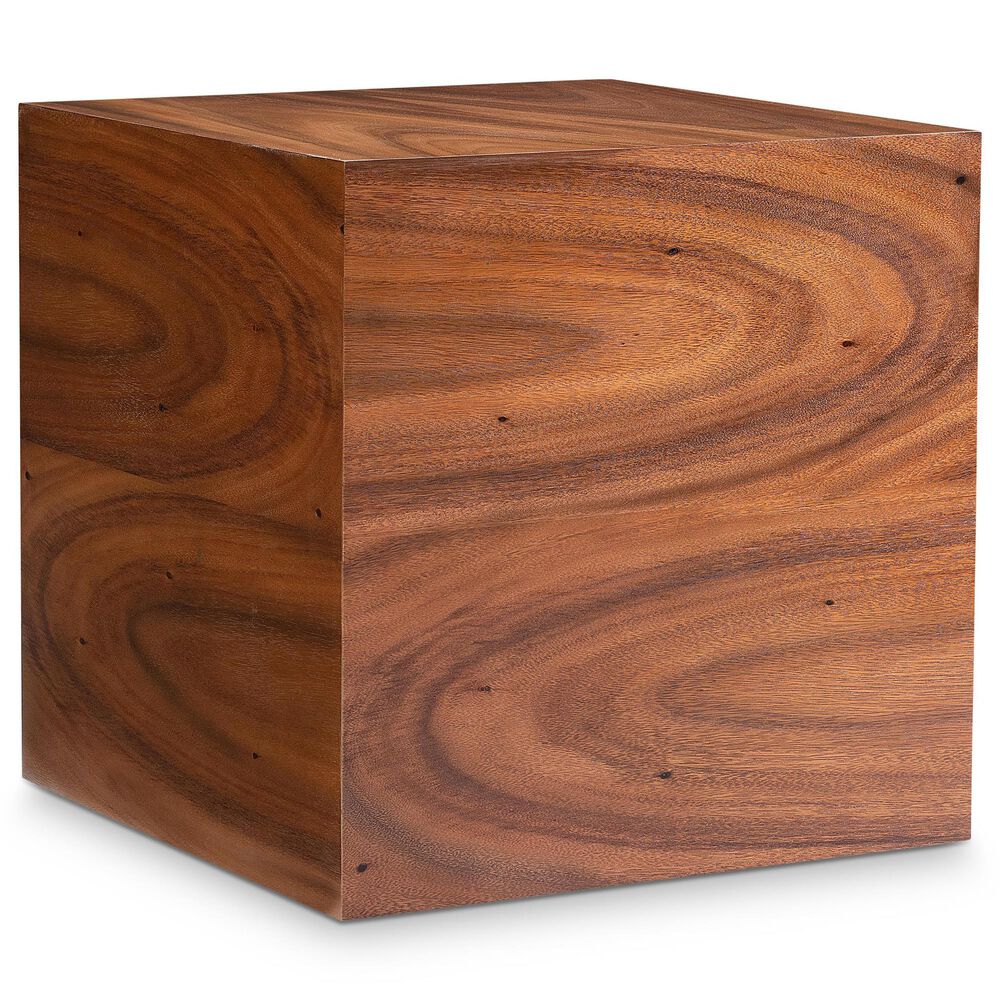 Bernhardt Loft Brasea Square Side Table in Lume, , large