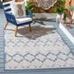 Safavieh Cabana CBN333G 9" x 12" Grey and Blue Indoor/Outdoor Area Performance Rug, , large