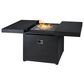Plank And Hide Co 34" Square Firepit Top & Base in Black, , large