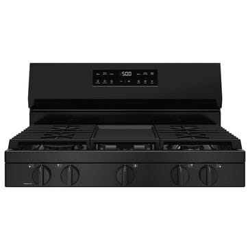 GE Appliances 30" Freestanding Gas Range with 5 Burners in Black, , large