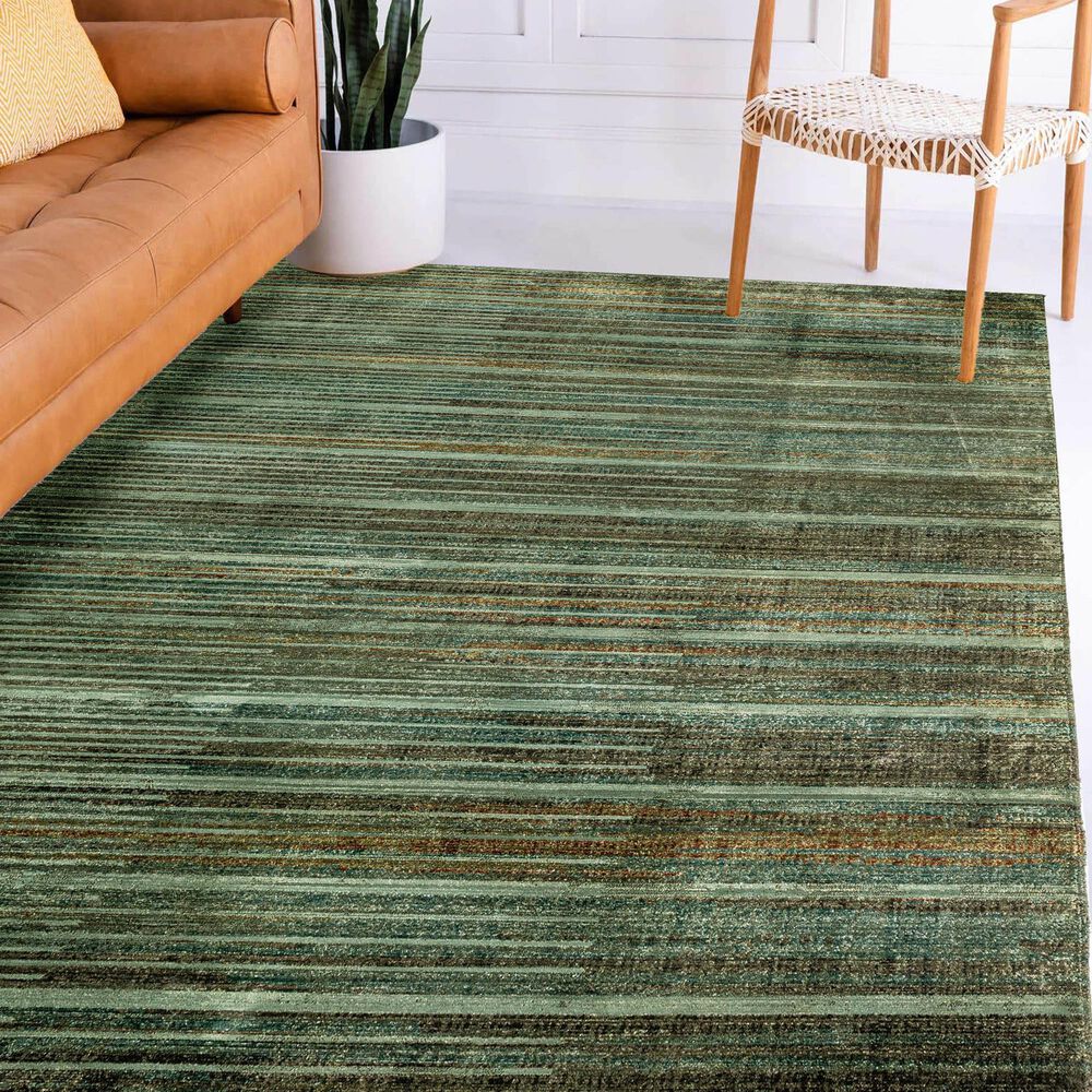 Dalyn Rug Company Lomita LO6 5&#39;1&quot; x 7&#39;8&quot; Green Area Rug, , large