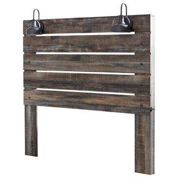 Signature Design by Ashley Drystan Queen Panel Headboard in Rustic Brown, , large