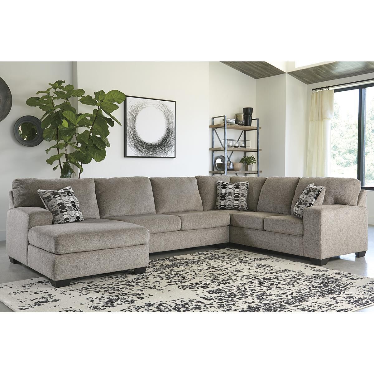 Left facing shop u shaped sectional