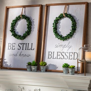 The Gerson Company Wreath Wall Decor (Set of 2), , large