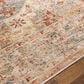Surya Aspendos 2"7" x 7"3" Rust, Burgandy, Dusty Pink, Dark Blue, Wheat, Taupe, Gray, Black and Cream Runner, , large