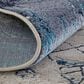 Feizy Indio 8" x 10" Blue and Beige Area Rug, , large