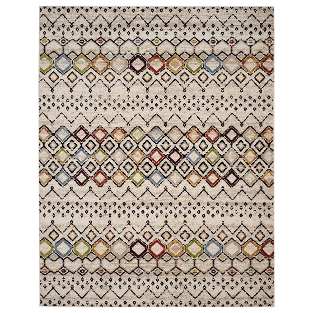 Safavieh Amsterdam AMS108K 10" x 14" Multicolor Area Rug, , large