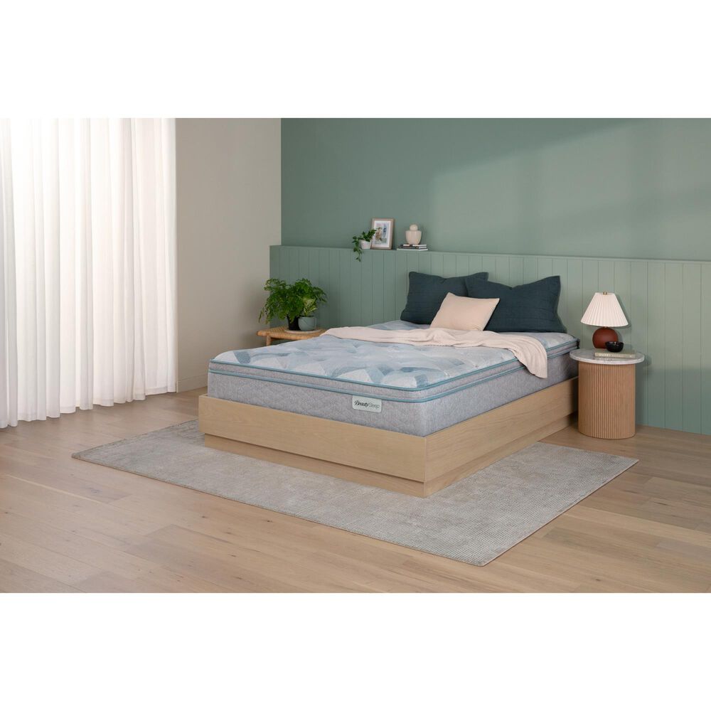 BeautySleep Essential Sleep Medium Pillowtop Twin Mattress with Low Profile Box Spring, , large