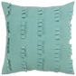 Rizzy Home Donny Osmond Solid 20" Down Filled Pillow in Aqua, , large