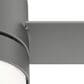 Hunter Gilmour 44" Indoor/Outdoor Ceiling Fan with LED Lights in Matte Silver, , large