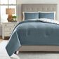 Signature Design by Ashley Adason 3-Piece Queen Comforter Set in Blue and White, , large