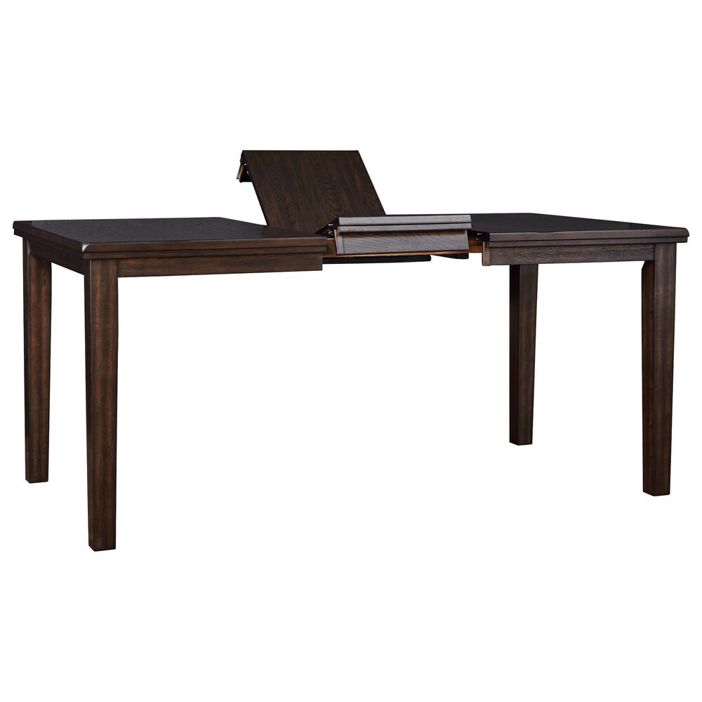Ashley Haddigan 6-Piece Rectangular Dining Set in Smoky Dark Brown, , large