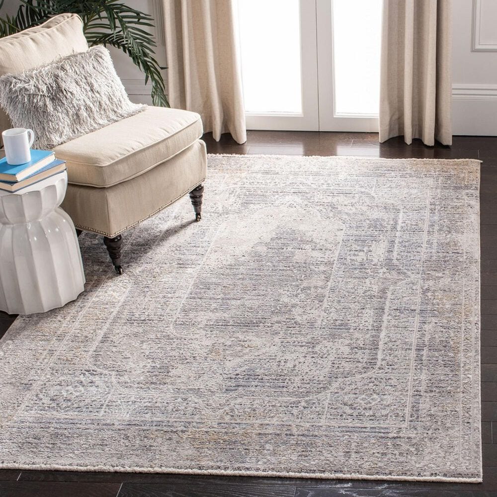 Safavieh Dream DRM425F 5&#39; x 8&#39; Grey and Ivory Area Rug, , large