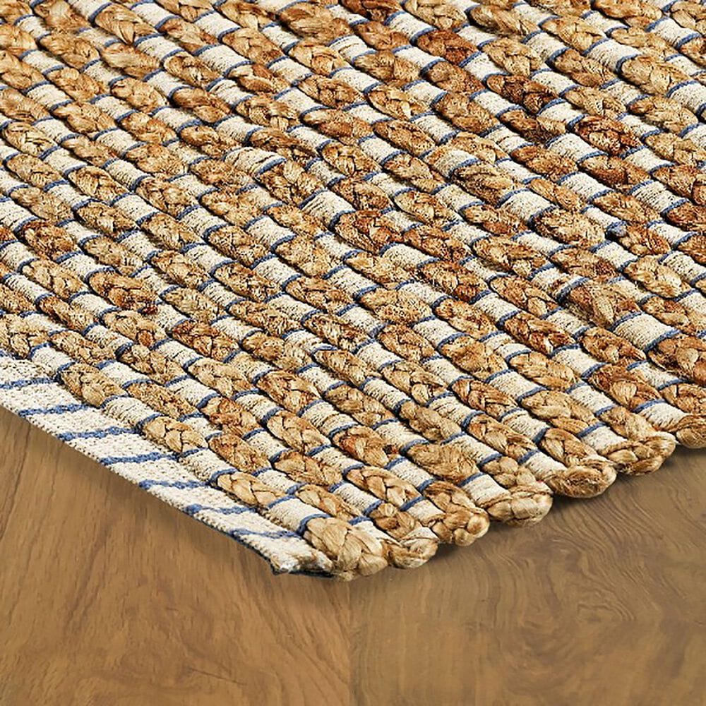 L&amp;R Resources Natural Fiber 5&#39; x 7&#39;9&quot; Indigo Area Rug, , large