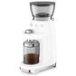 SMEG Conical Burr Coffee Grinder in White, , large