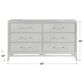 Davis International Solitude Dresser Only in White Rub Through Finish, , large
