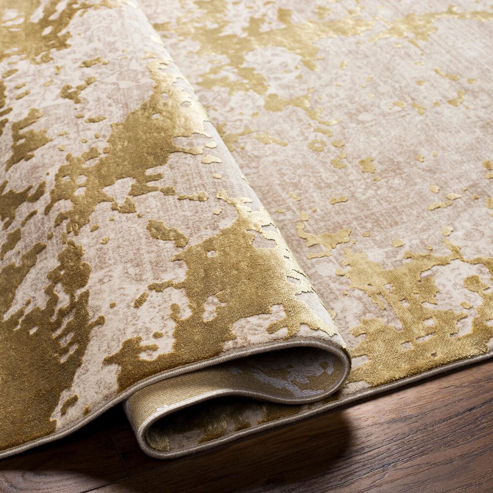 Surya Solar 9&#39;6&quot; x 13&#39; Tan, Medium Brown, Camel, Blush and Light Beige Area Rug, , large