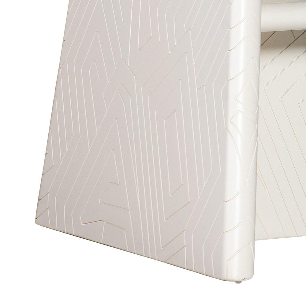 Hooker Furniture Commerce and Market Effie Writing Table in Creamy White and Beige, , large