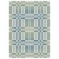 Balta Rugs Daurat Geometric 5"3" x 7" Blue Area Rug, , large