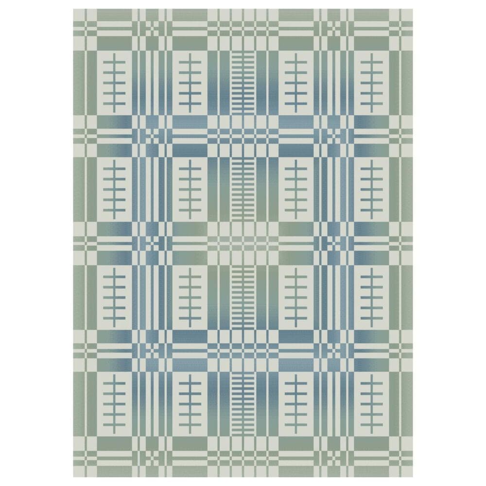 Balta Rugs Daurat Geometric 5"3" x 7" Blue Area Rug, , large